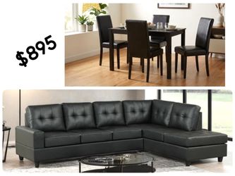 Sectional and Dining Table SET 💥