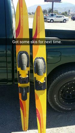 Nice water skis.