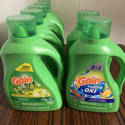 Gain Detergent 88 Oz  ,9 Dollars Each
