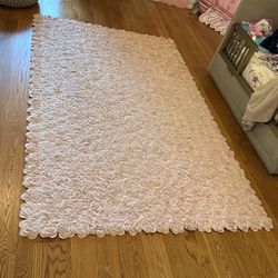 Rose Petal Rug 8 X 5
