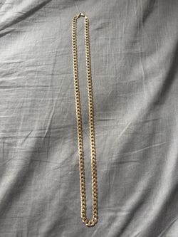 Vermeil 9.25 Cuban Link Chain Necklace