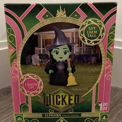 5FT- Halloween Airblown Yard Inflatables Elphaba Wicked