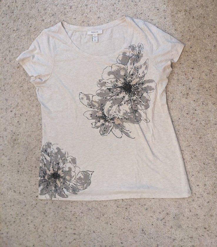 Style&co Floral T-Shirt