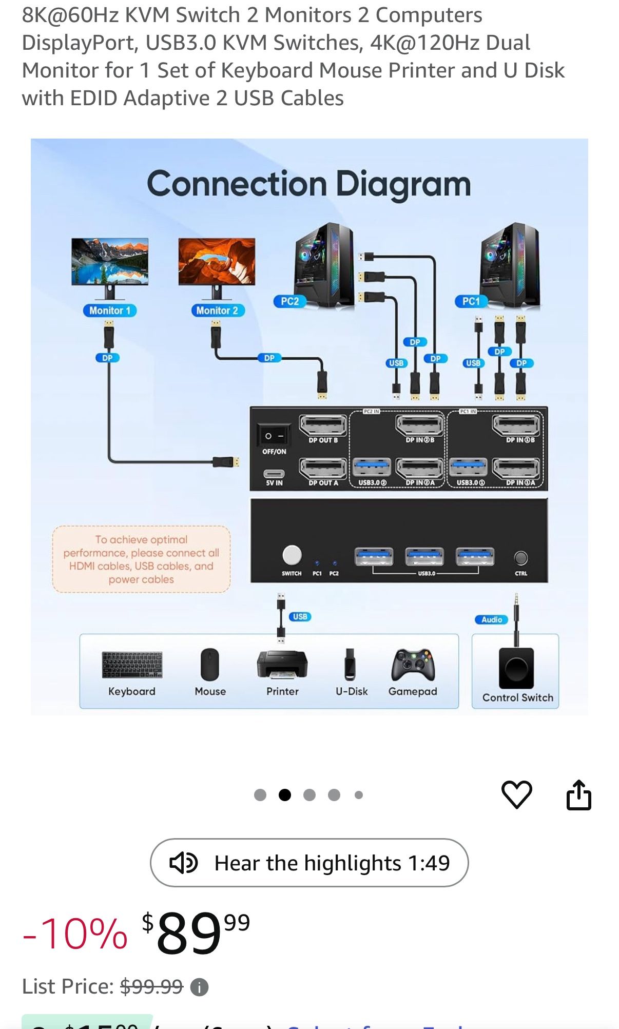 8k KVM Switch