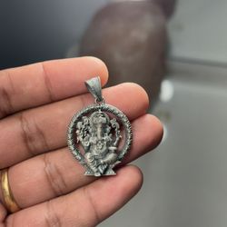925 Sterling Silver 3D Lord Ganesha Pendant | Spiritual Jewelry