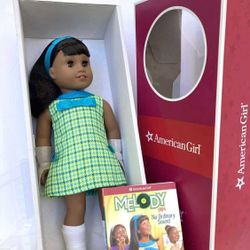 American Girl Historical  1964 Melody Ellison With Book (retired)