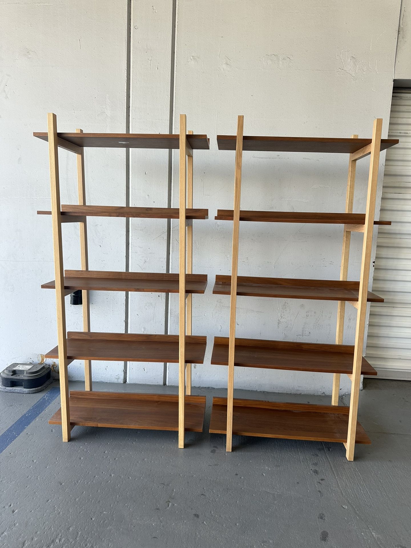 2 CB2 Stax Bookcases Excellent Condition 