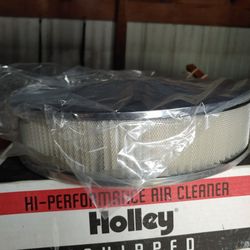 14" Chrome Holley Air Cleaner