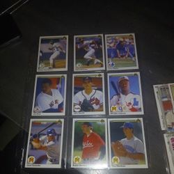 Baseball Cards Few Football