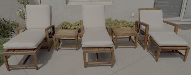 Kingsley Bate Amalfi Teak Patio Set