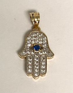 1" Hamsa hand pendant #29830