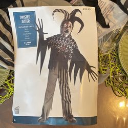Tainted Jester XL 14-16 Costume 