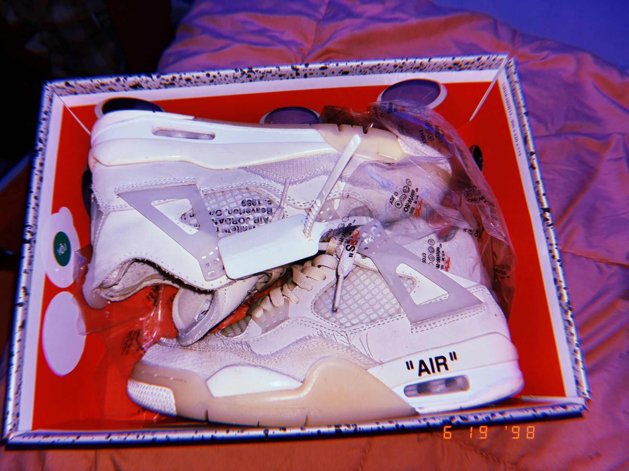Jordan 4 SP X Off White Mid Sail W