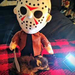18" Jason Voorhees Plush W/Bonus Strobe Light