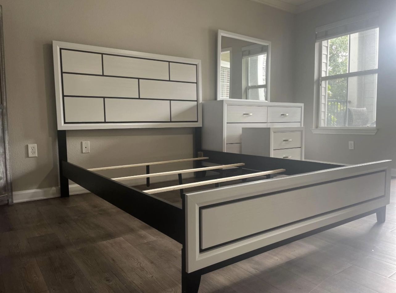 Get a Full or Queen Size Bed With Dresser & Mirror and Night Stand — all for just $698! Guaranteed Best Prices on All Furniture — Only at Alex Furnit