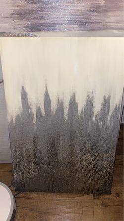 Glitter canvas