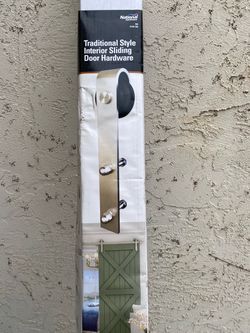 Satin Nickel Finish Sliding Door Hardware