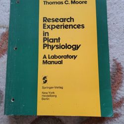 Research Experiences In Plant Phtsiology