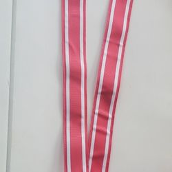 
Lands' End women's multicolored ribbon cloth belt size M D ring pink Stripe 37"


New without tags