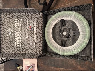NRG racing steering wheel Brand new!