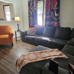 2-pcs CHARCOAL SECTIONAL $375