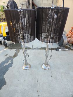 2 Standing Lamps Vintage