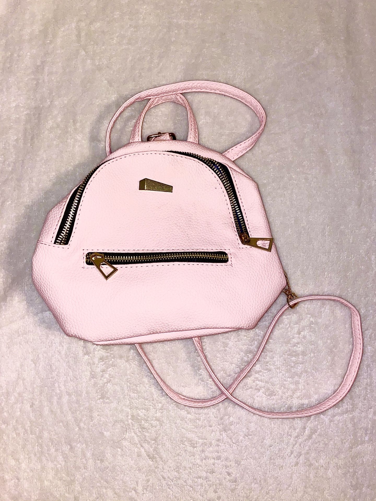 Mini pink backpack