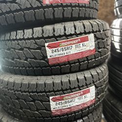 245/65/17 Landspider All Terrain Tires/ LLANTAS NUEVAS- INSTALLED AND BALANCING
