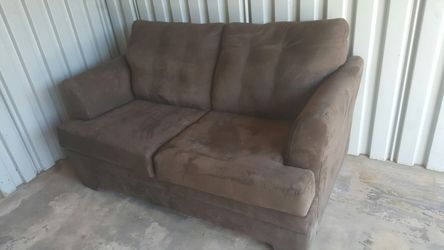 New Chocolate Brown Love Seat