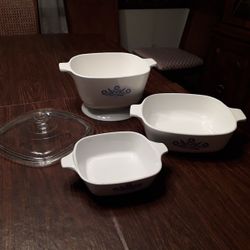 Cornflower Blue Corning Dishes