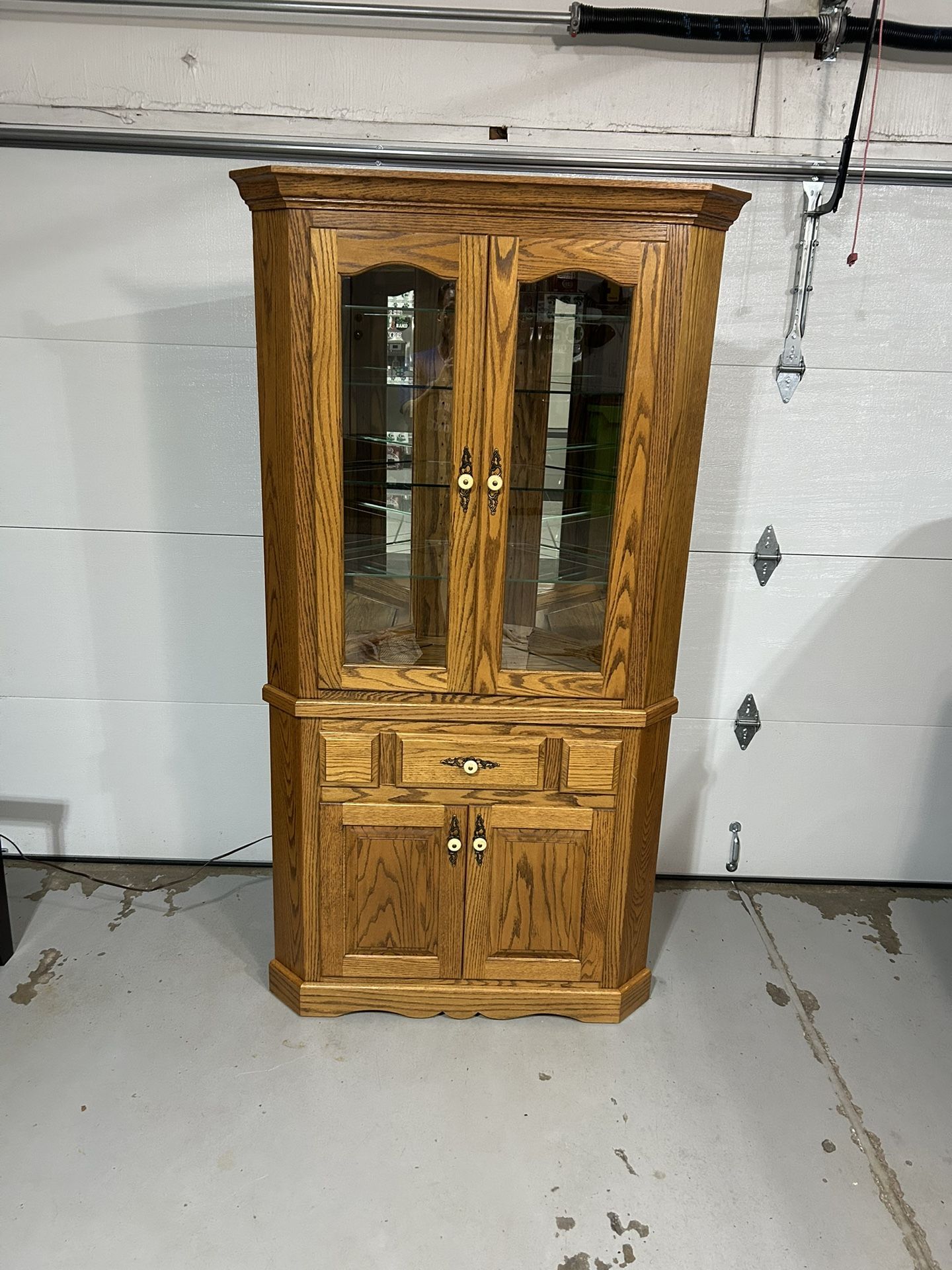 Corner Curio Cabinet