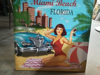 Miami beach giclee pixture