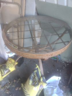 Glass table