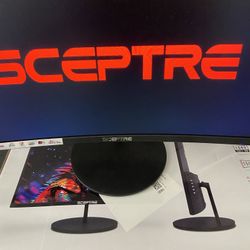$60 -Sceptre Curved 24-inch Gaming Monitor 100hz In Box