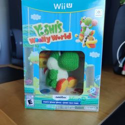 Yoshis Wolly World Wii U W/Amiibo