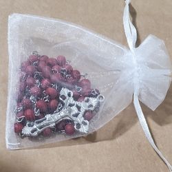 Red Bead Rosary