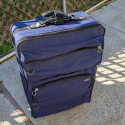Blue Big Luggage Small Black 