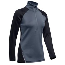 UnderArmour grey and black zip up New