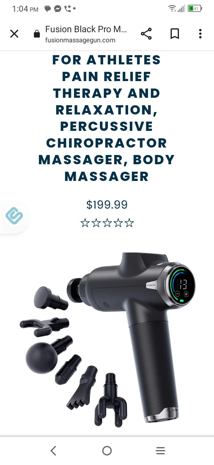 Fusionx (Massage Gun An Charger Only)