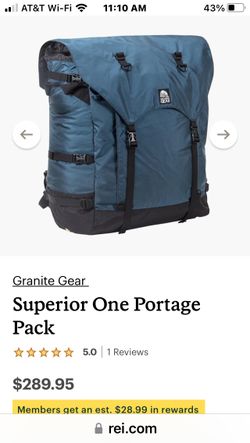 Superior One Portage Pack From Granite Gear