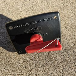 RV Battery Disconnect Switch