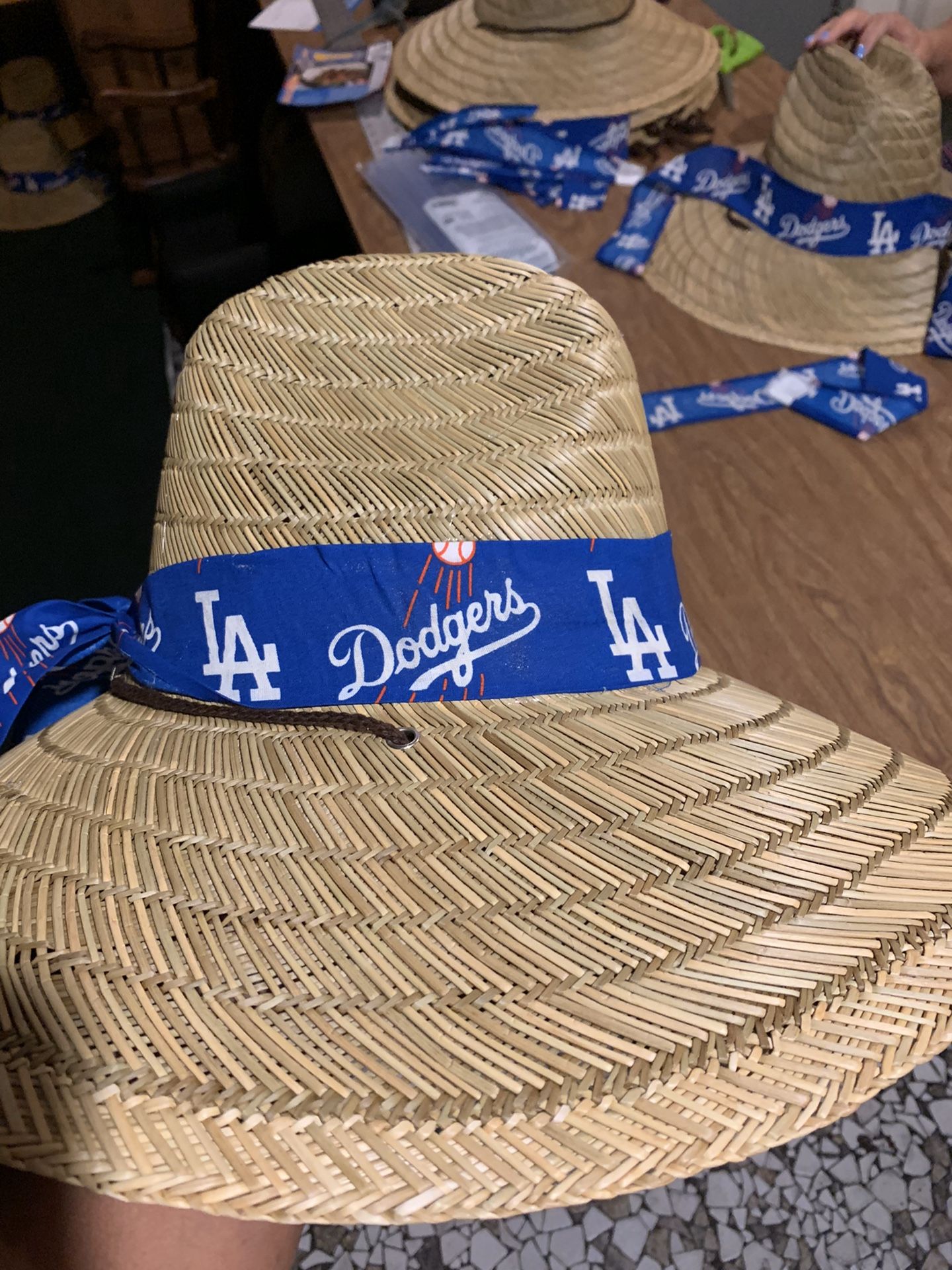 Dodgers Straw Hat