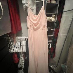 David’s Bridal Rose Petal Pink Dress! Plus Size! 