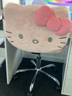 Pink Fur Hello Kitty Chair