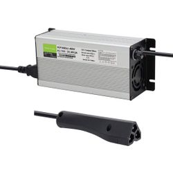 Replacment Golf Cart Battery Charger 48V 6Amp for 48 Volt Ez-Go EZgo RXV / TXT with RXV Plug 3 Prong Connector