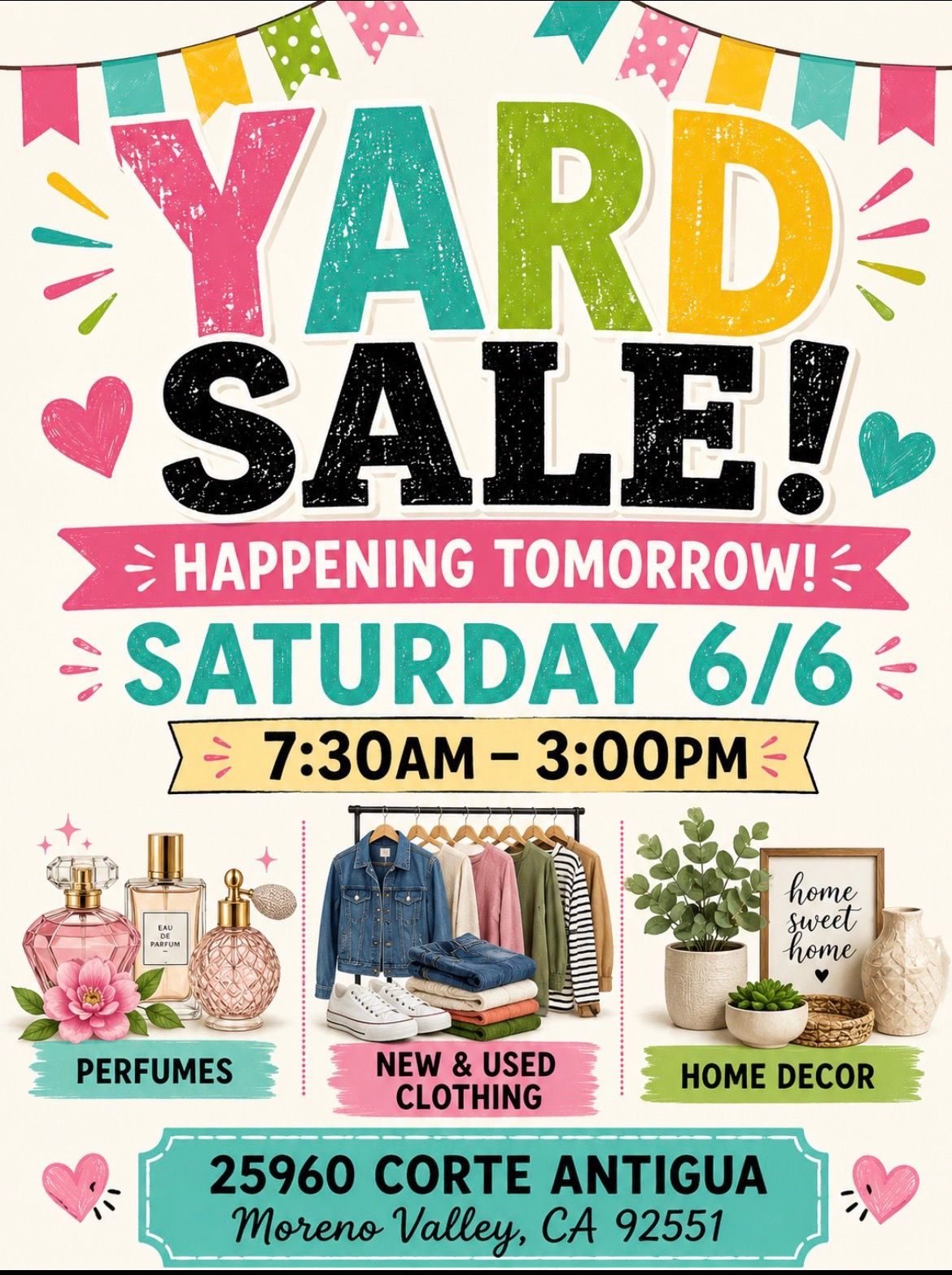 Yard Sale Today 6/6