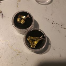 2x 🍋 Lemon Quartz Pendants