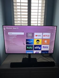 65" 4K UHD HISENSE ROKU TV WITH HDR