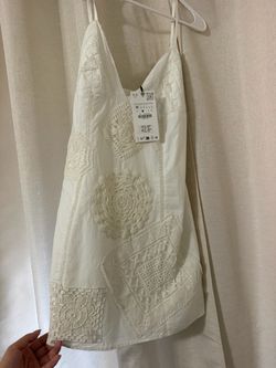 Zara white dress
