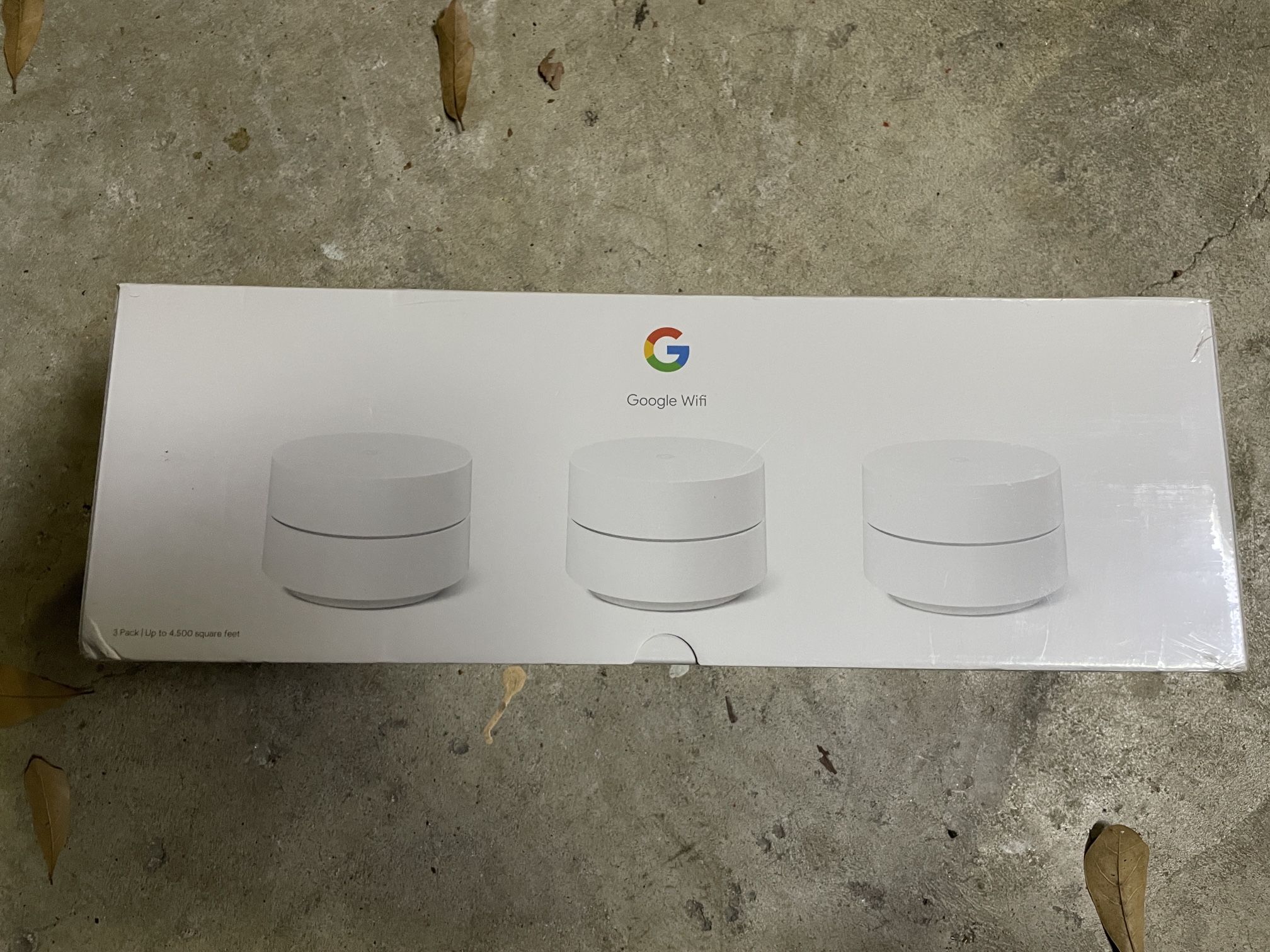 Brand New Google WiFi - Mesh Router AC1200 White - (3-Pack